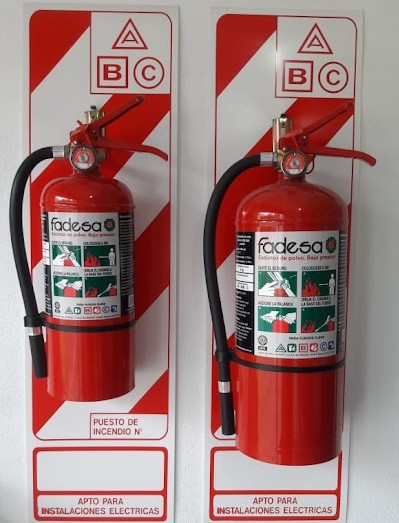 Extintores bajo presión a base de polvos químicos secos ABC (5kg, 2,5kg y 1kg)-image
